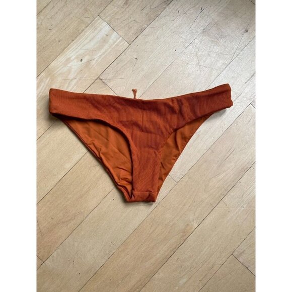 L*Space ribbed "sandy bikini bottom womens sz medium BNWOT - Picture 2 of 6